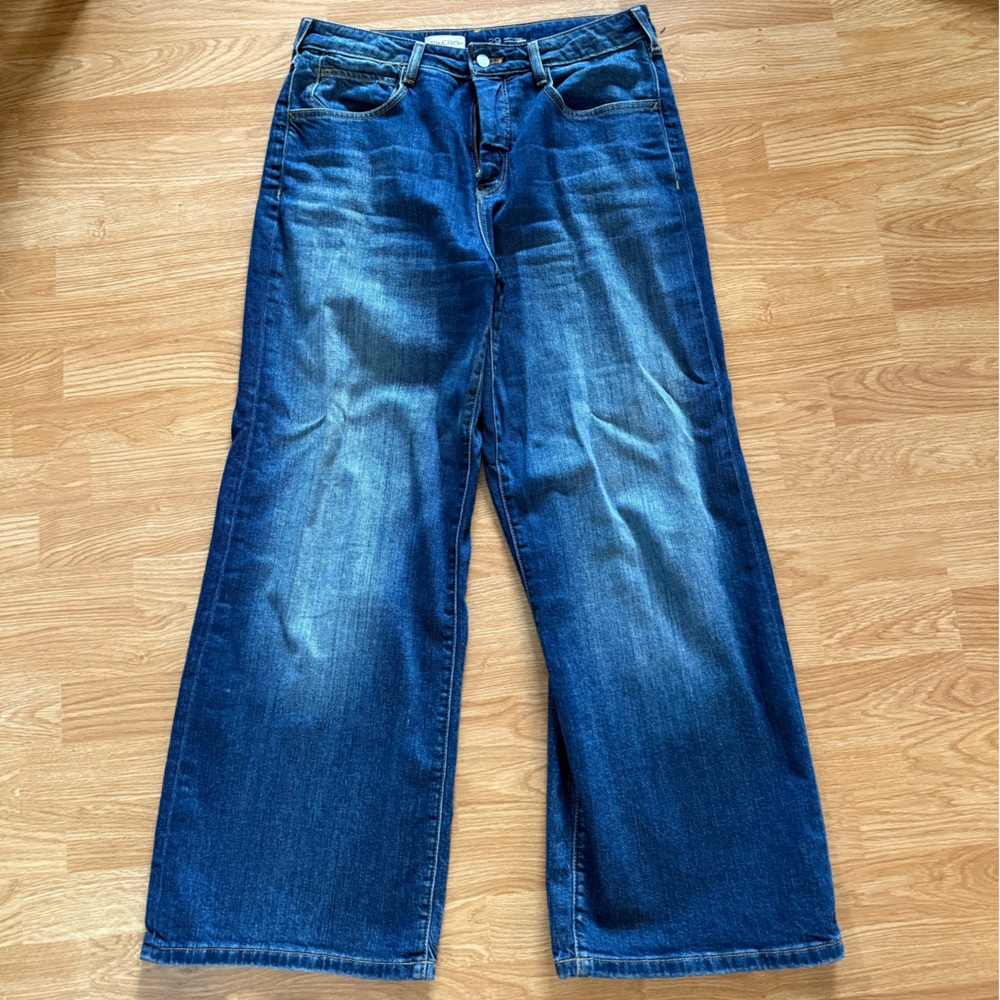 ANTHROPOLOGIE Pilcro wide leg high waisted denim jeans